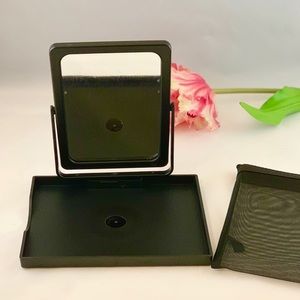 3/$20 Mary Kay Black Mirror & Stand New with Mesh Bag